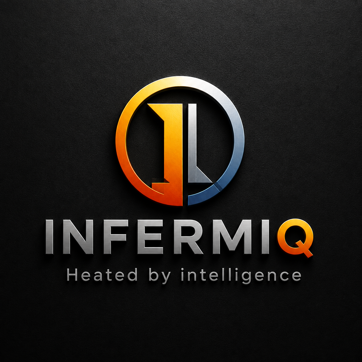 Logo INFERMIQ — Heated by intelligence